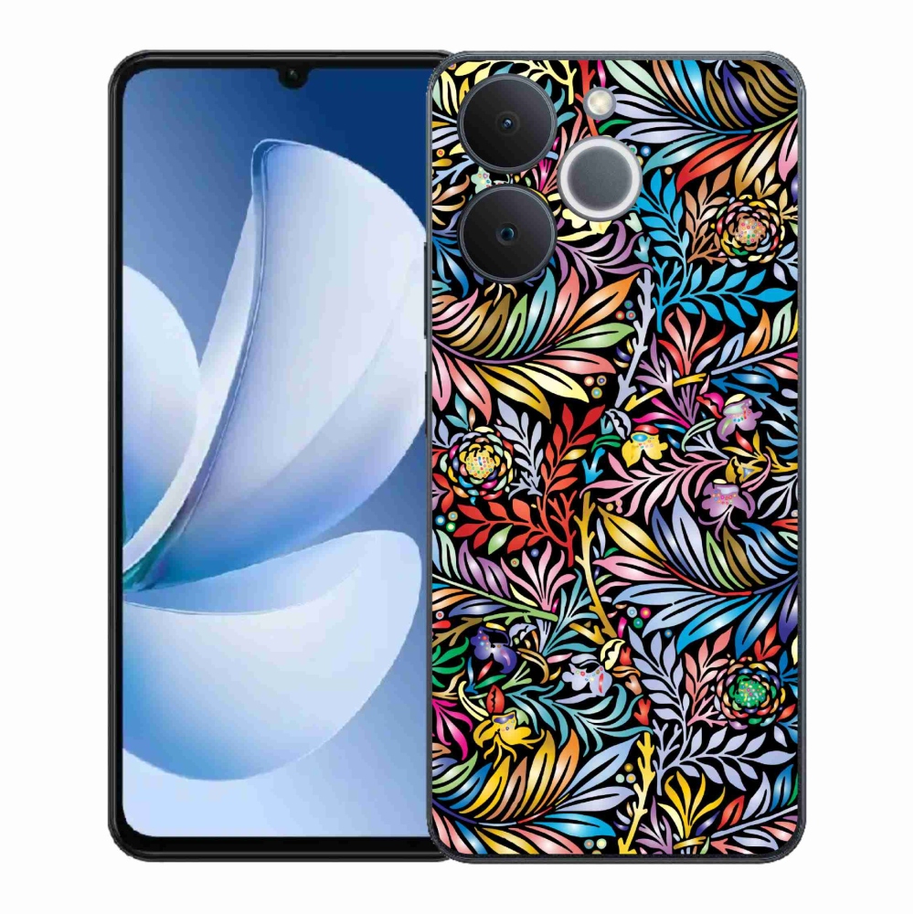 Gelový kryt mmCase na Realme Note 70T - květiny 5