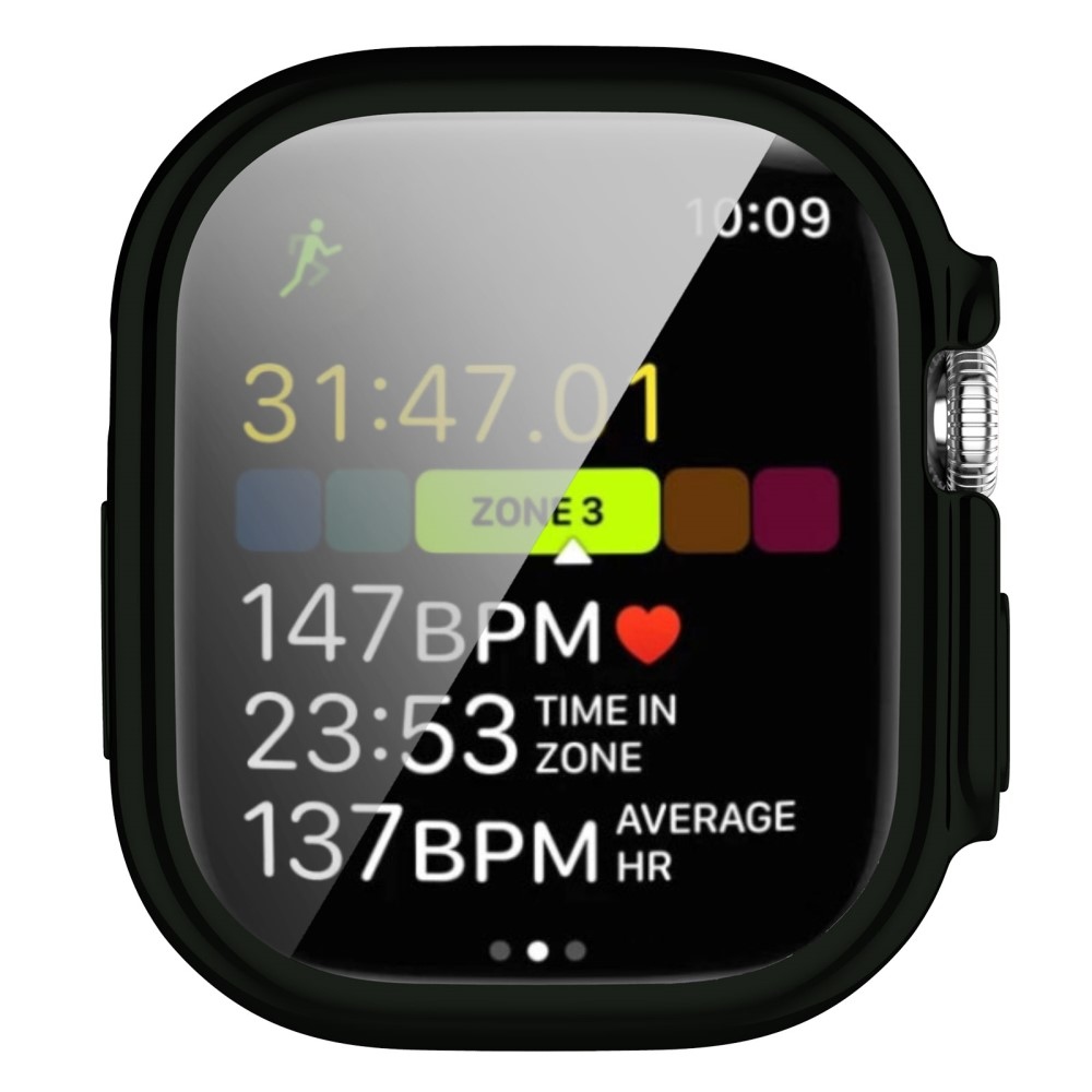 Soft nasazovací gelové ochranné pouzdro pro Apple Watch Ultra/Ultra 2 49 mm - tmavězelené