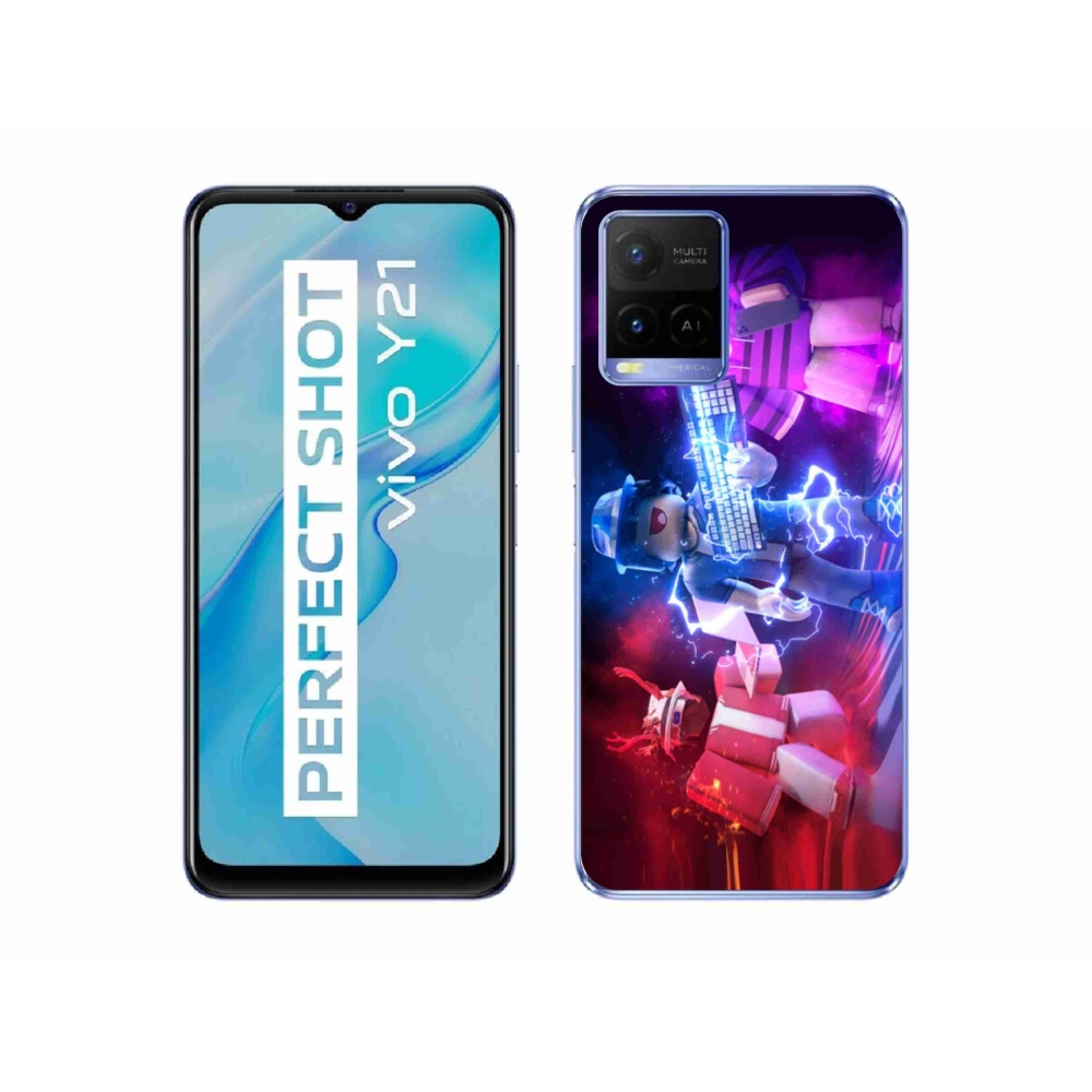 Gelový kryt mmCase na Vivo Y21/Y21s/Y33s - roblox