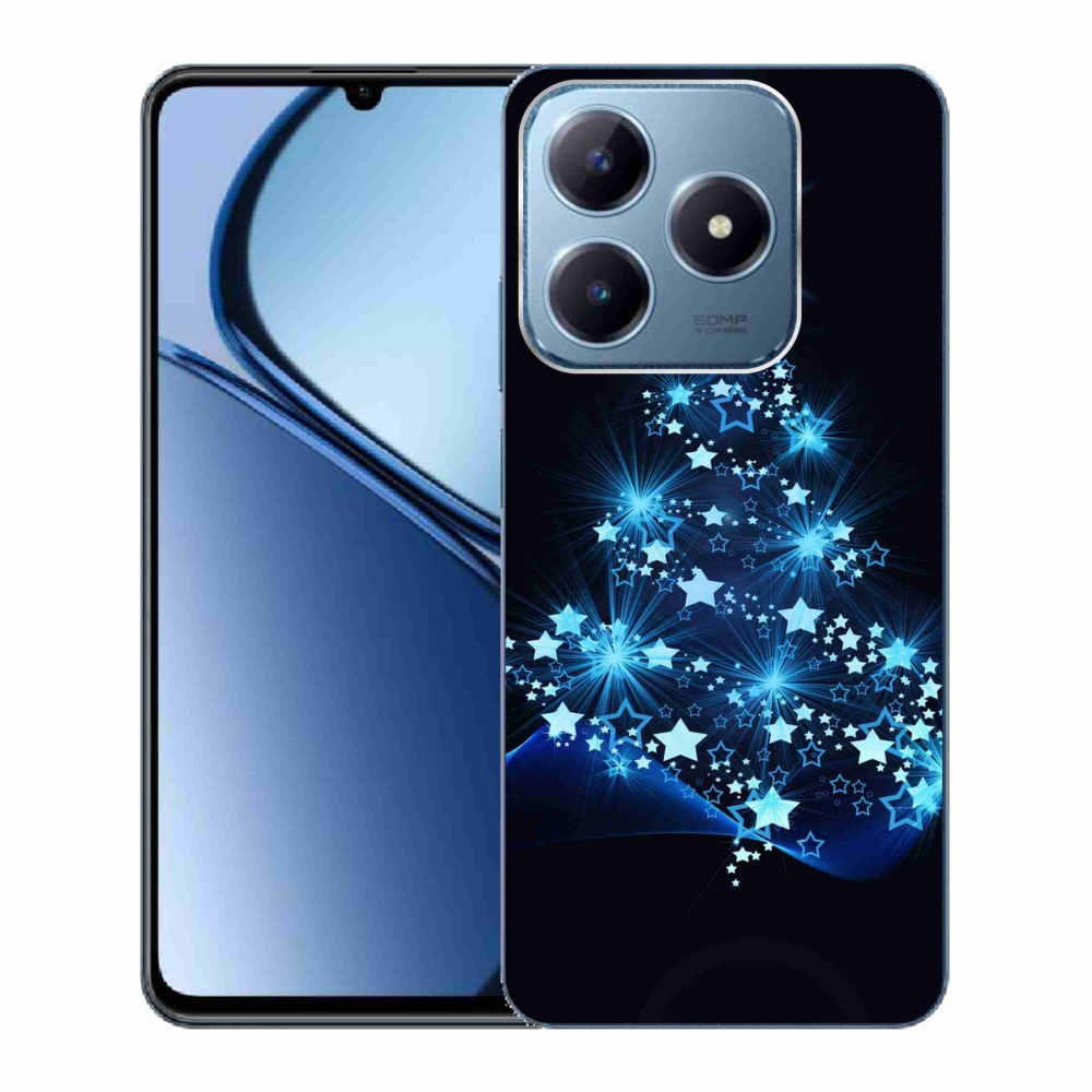 Gelový kryt mmCase na Realme C63 - vánoční stromek