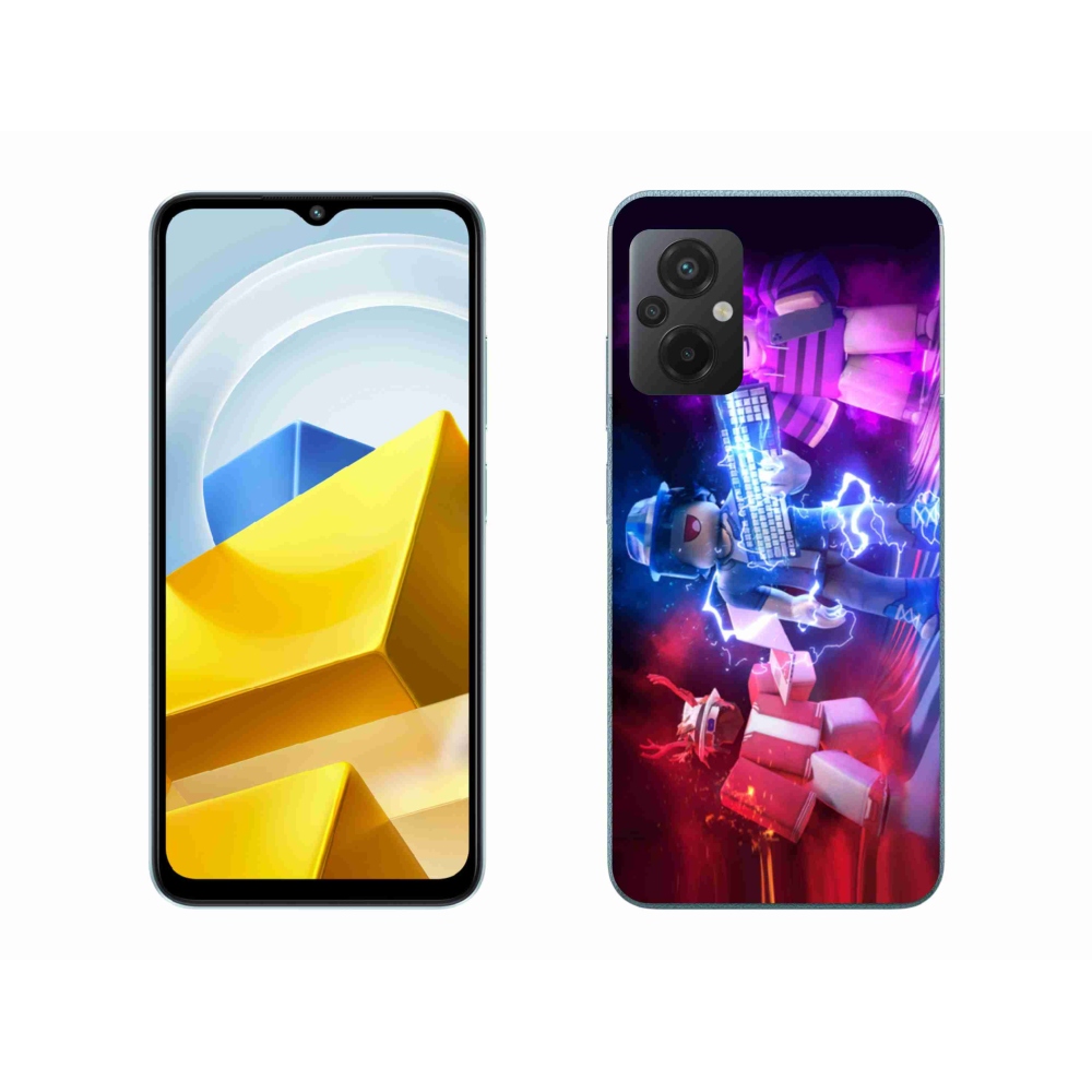 Gelový kryt mmCase na Xiaomi Poco M5 4G - roblox