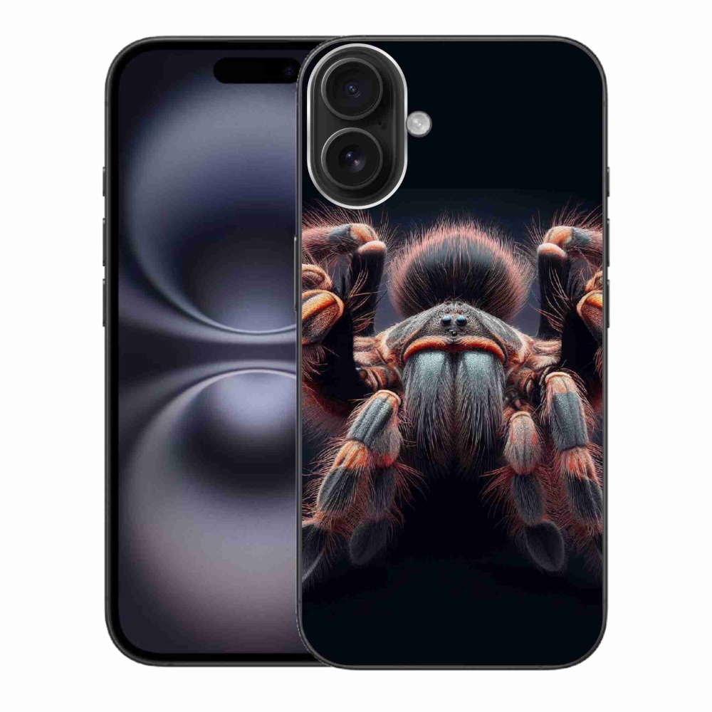 Gelový kryt mmCase na iPhone 16 Plus - tarantule