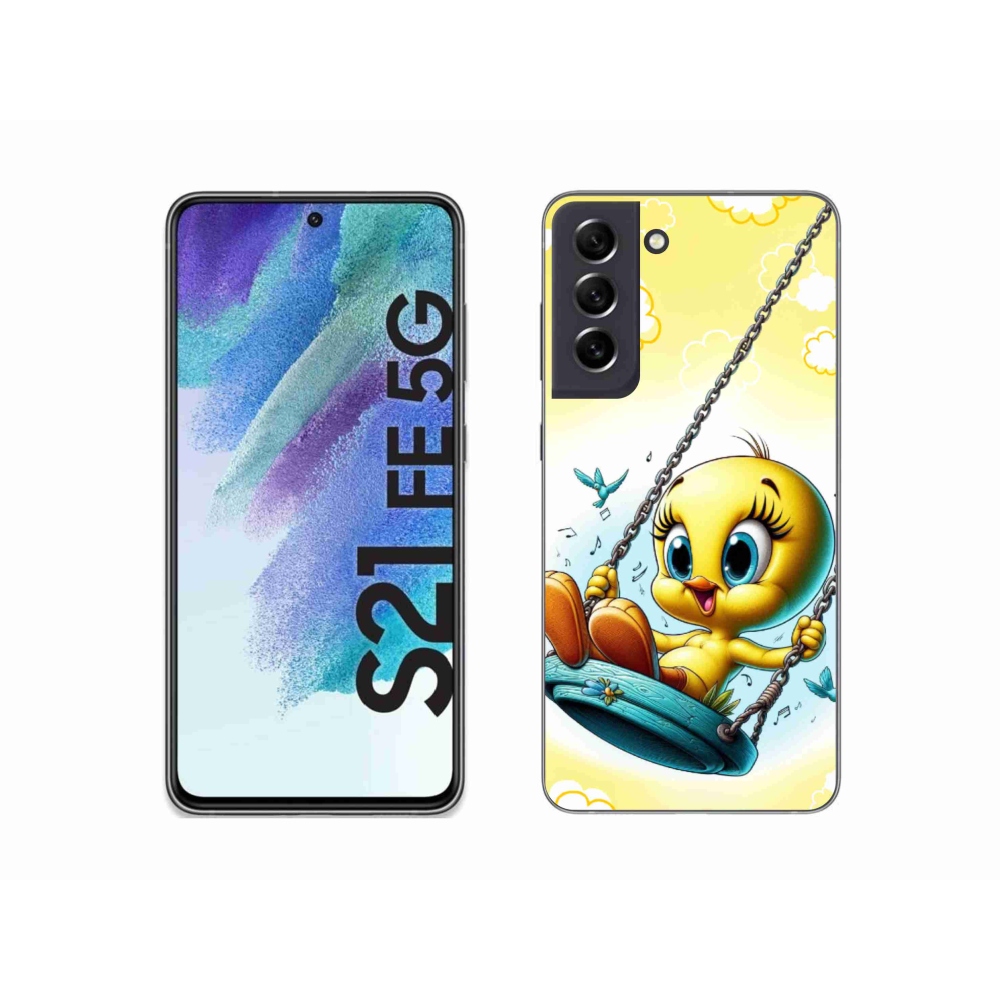 Gelový kryt mmCase na Samsung Galaxy S21 FE 5G - tweety