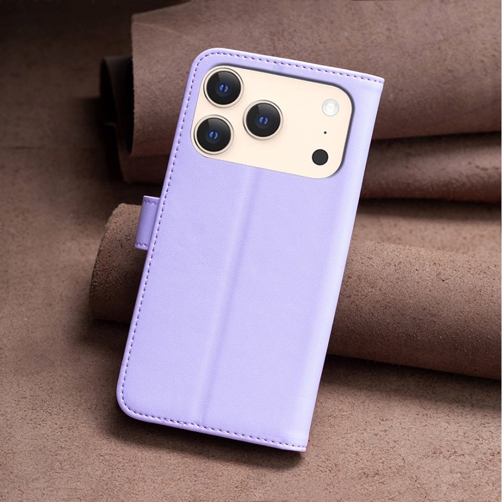 BNF knížkové pouzdro na iPhone 17 Pro Max - světlefialové