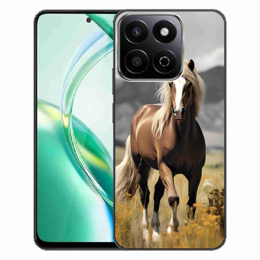 Gelový kryt mmCase na Honor 200 Smart 5G - hnědý kůň 1