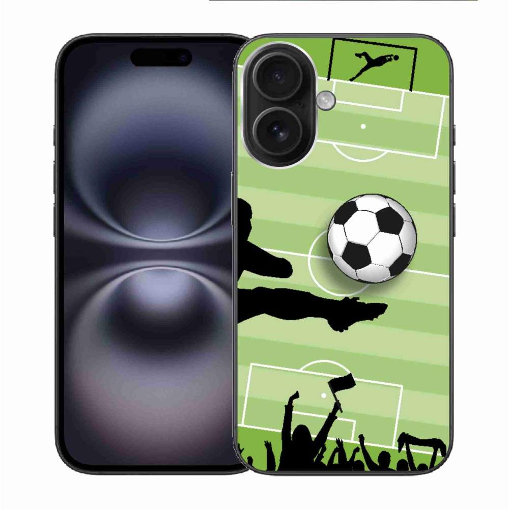 Gelový kryt mmCase na iPhone 16 - fotbal 3