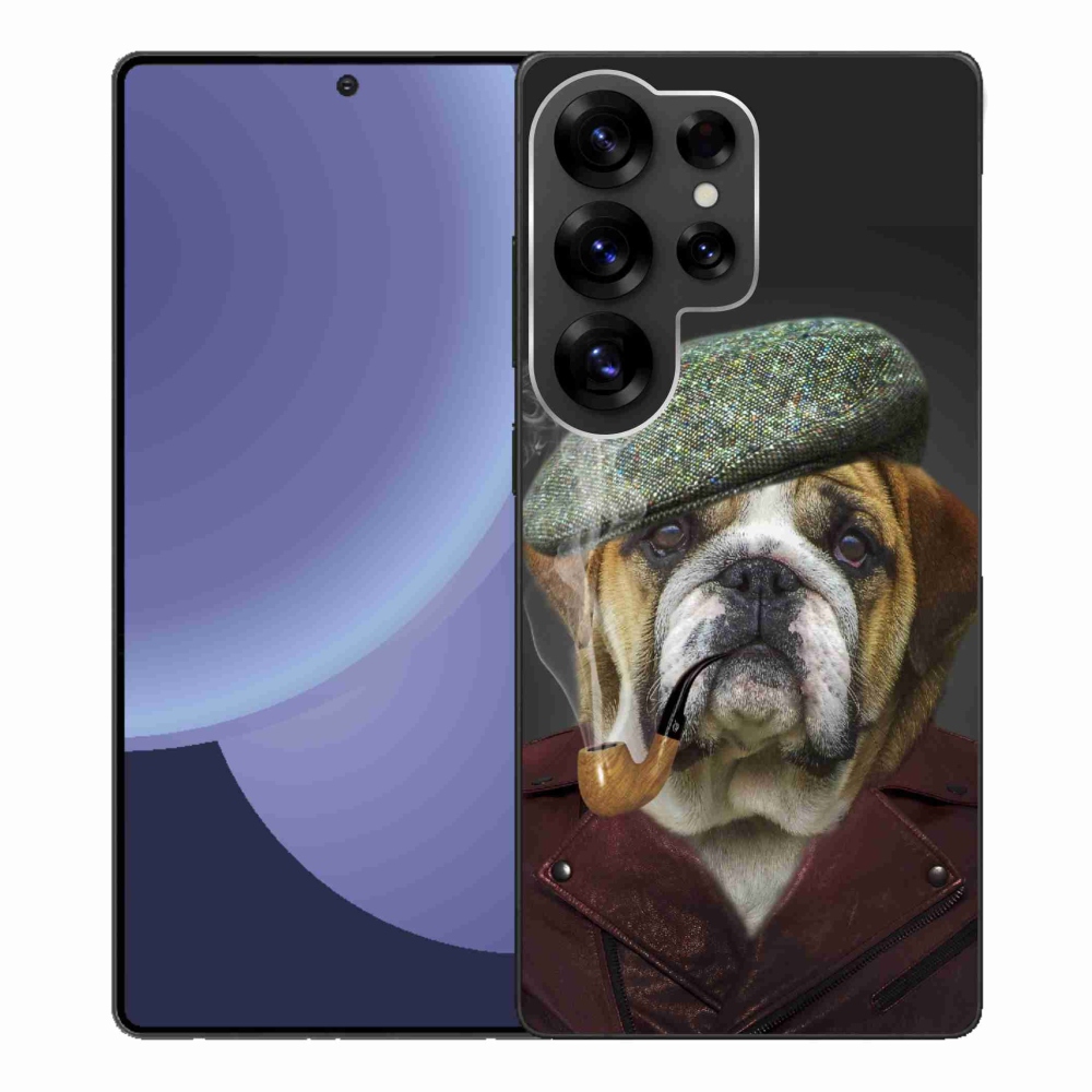 Gelový kryt mmCase na Samsung Galaxy S25 Ultra - pes s fajfkou