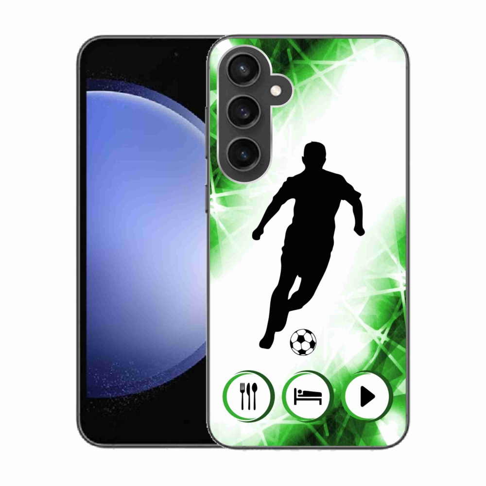 Gelový kryt mmCase na Samsung Galaxy S23 FE - fotbalista