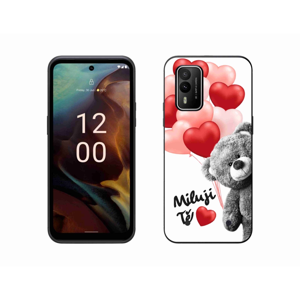 Gelový kryt mmCase na Nokia XR21 - miluji Tě