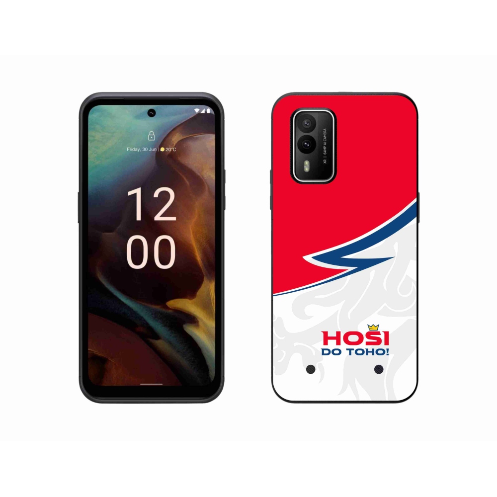 Gelový kryt mmCase na Nokia XR21 - hoši do toho