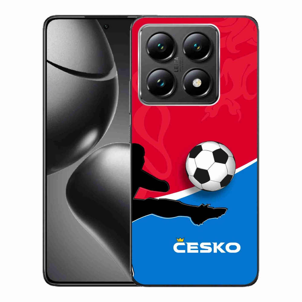 Gelový kryt mmCase na Xiaomi 14T - fotbal Česko 2