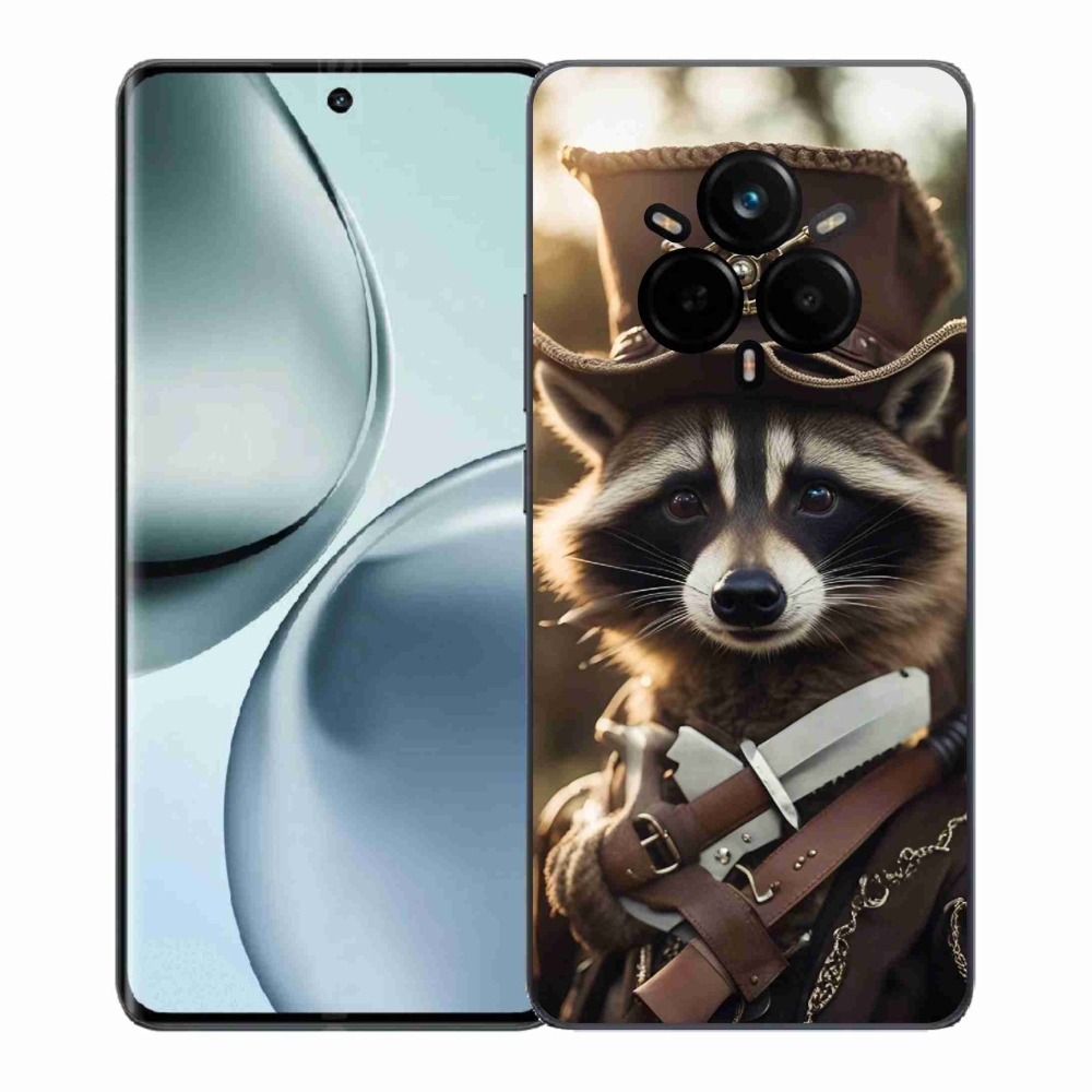 Gelový kryt mmCase na Realme 14 Pro+ 5G - mýval v uniformě