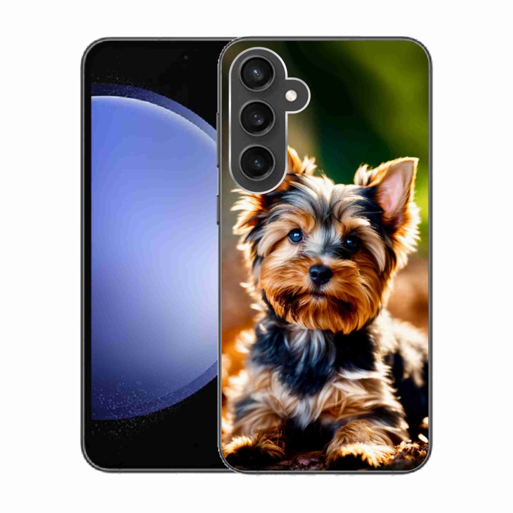 Gelový kryt mmCase na Samsung Galaxy S23 FE - jorkšír 10