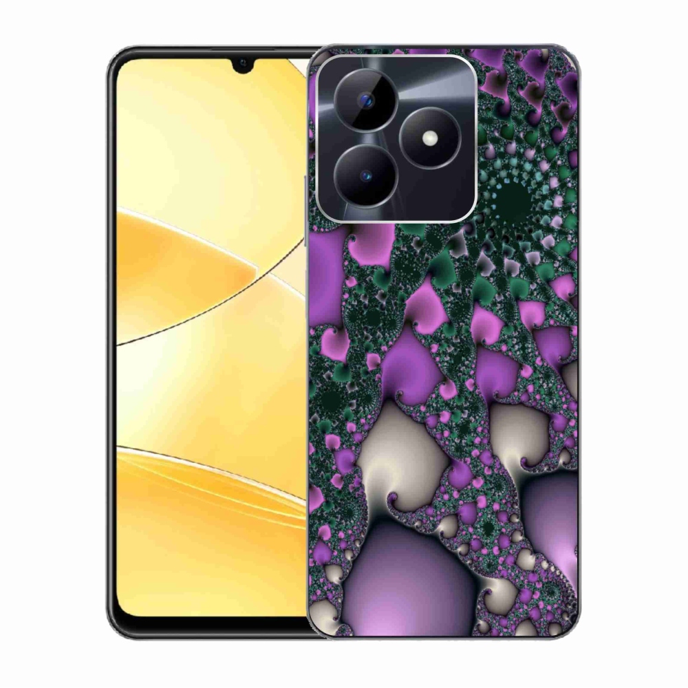 Gelový kryt mmCase na Realme C51/C53 - abstrakt 7