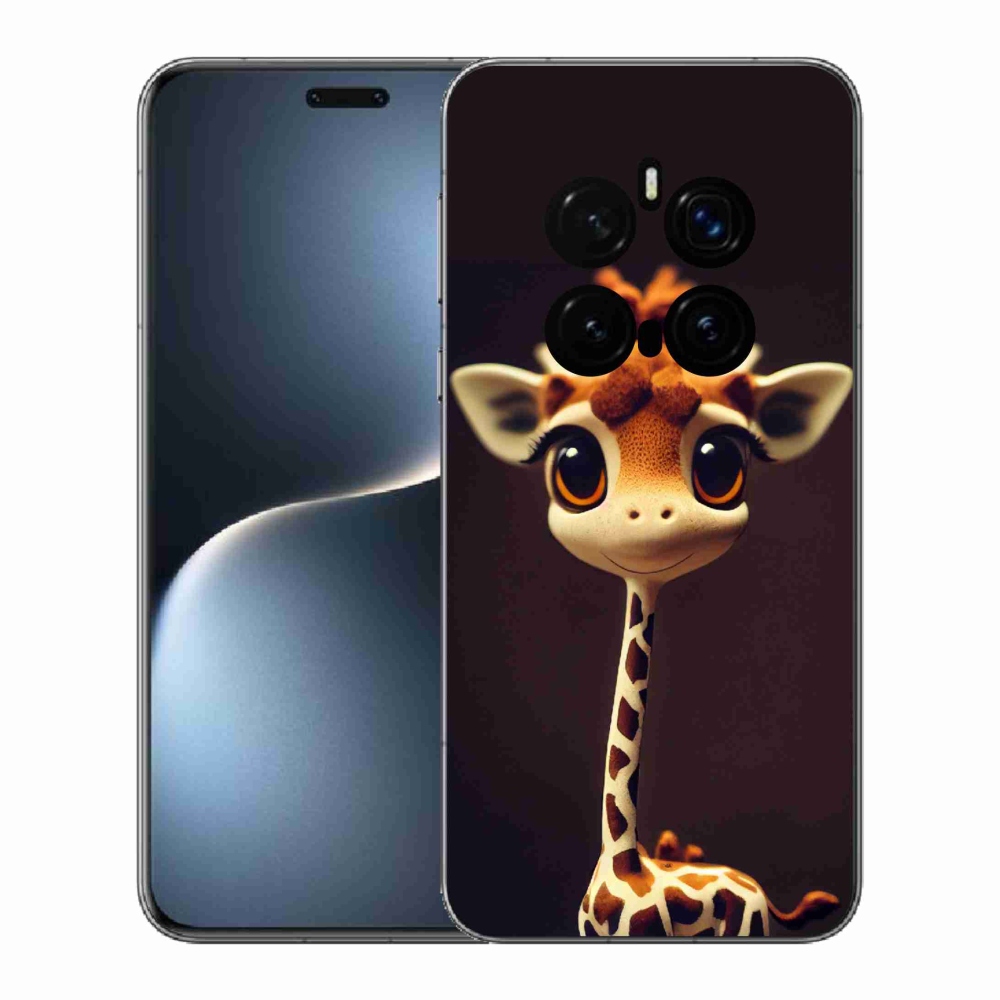 Gelový kryt mmCase na Honor Magic 7 Pro 5G - malá žirafa