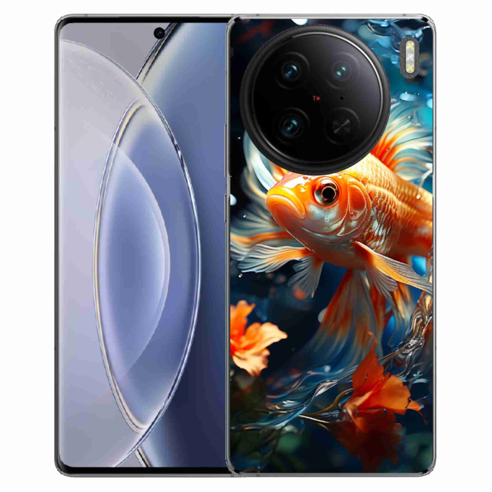 Gelový kryt mmCase na Vivo X90 Pro - rybka