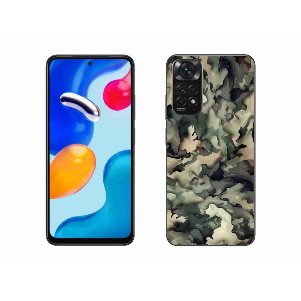 Gelový kryt mmCase na Xiaomi Redmi Note 11S 4G - maskáčový vzor 9