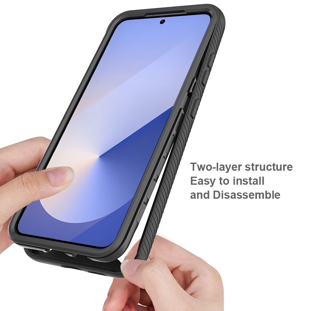 Anti-Drop 2v1 odolný kryt na Samsung Galaxy S25+ - černý