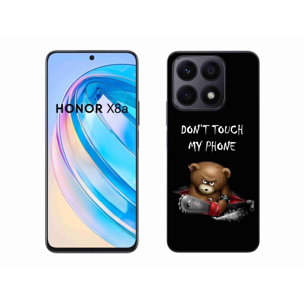 Gelový kryt mmCase na Honor X8a - nesahej na telefon