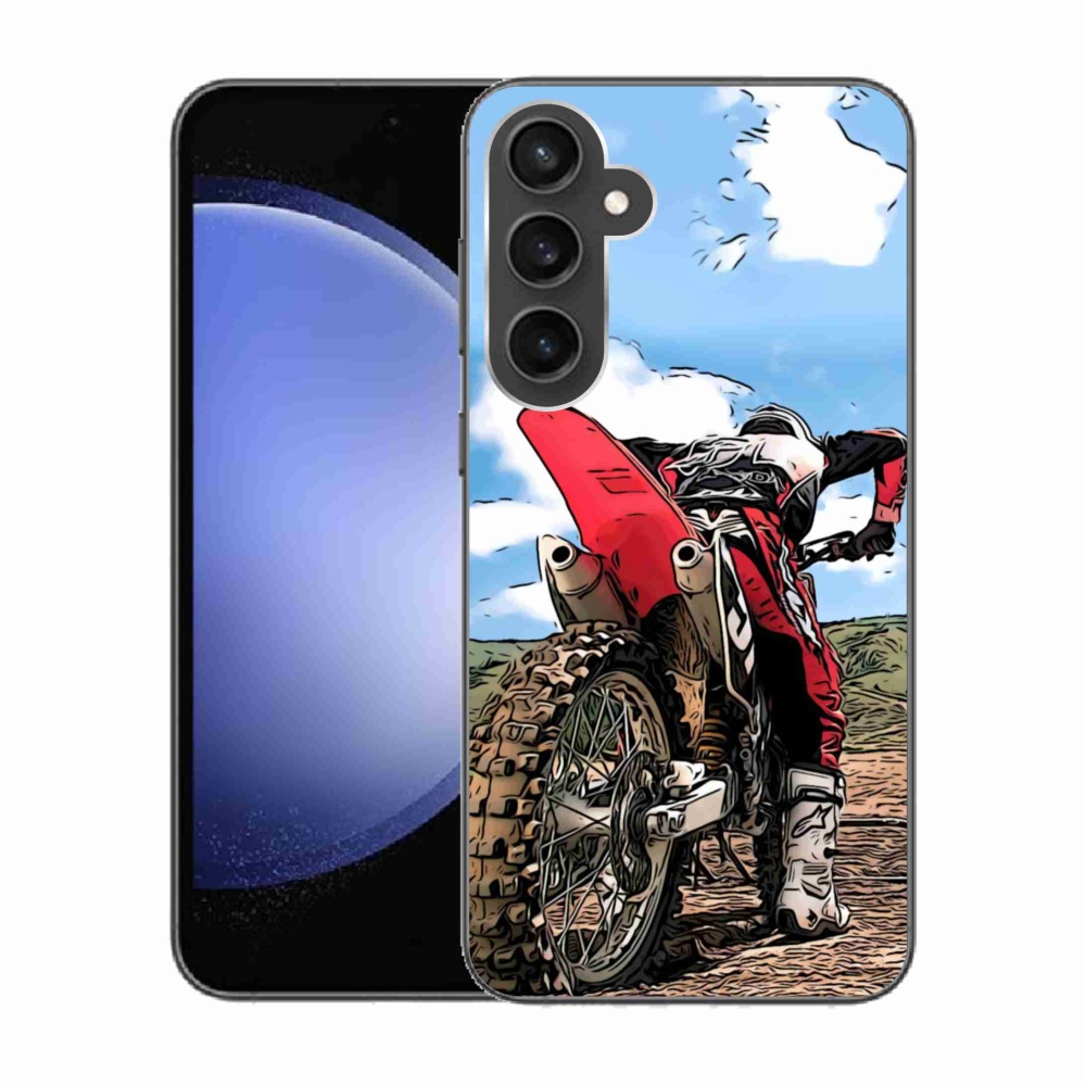 Gelový kryt mmCase na Samsung Galaxy S23 FE - moto