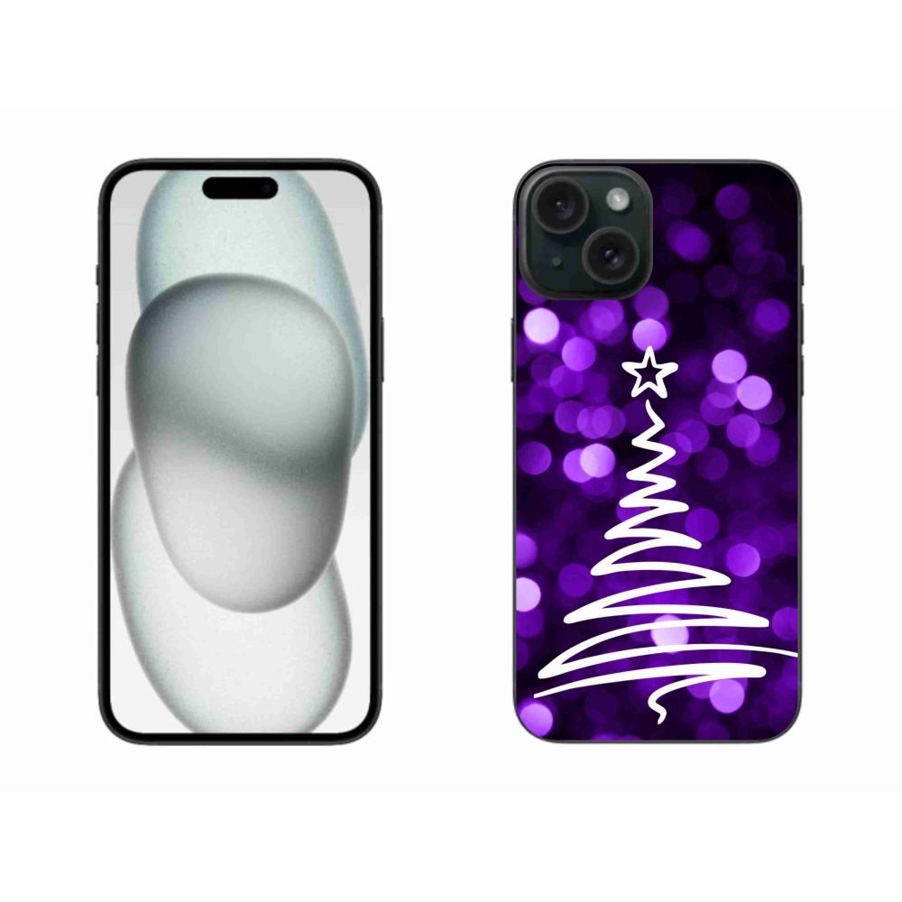 Gelový kryt mmCase na iPhone 15 Plus - stromek
