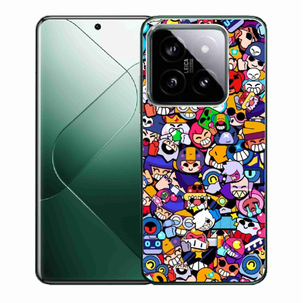 Gelový kryt mmCase na Xiaomi 14 - brawl stars 2