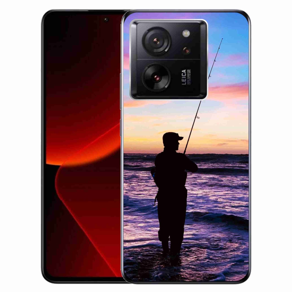 Gelový kryt mmCase na Xiaomi 13T/13T Pro - rybaření 1