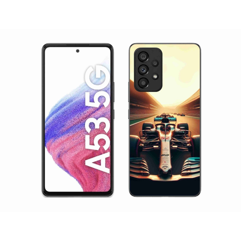Gelový kryt mmCase na Samsung Galaxy A53 5G - formule 1