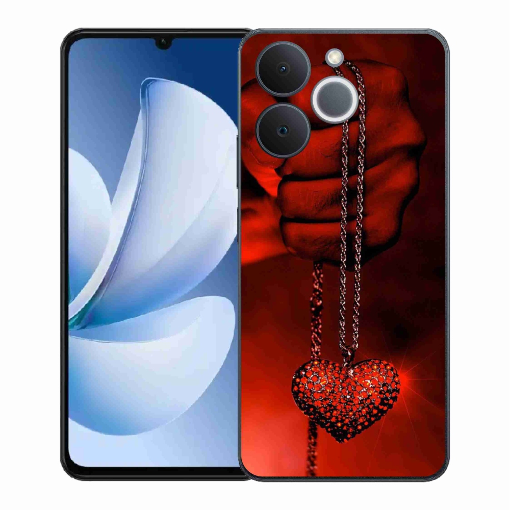 Gelový kryt mmCase na Realme Note 70T - náhrdelník