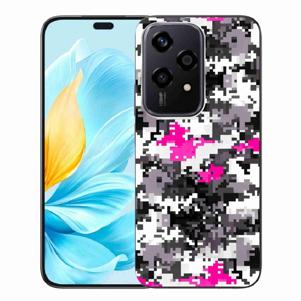 Gelový kryt mmCase na Honor 200 Lite 5G - maskáčový vzor 4