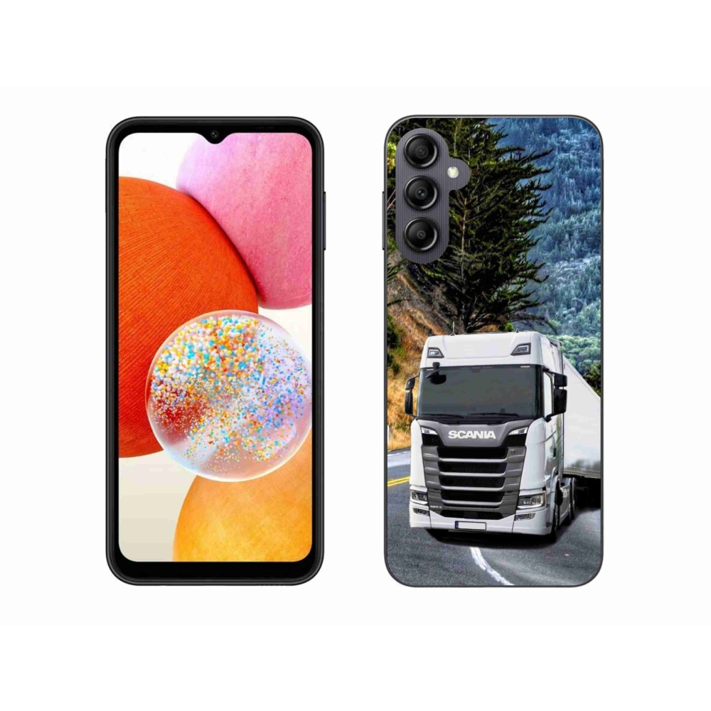 Gelový kryt mmCase na Samsung Galaxy A14 4G/5G - kamion 1