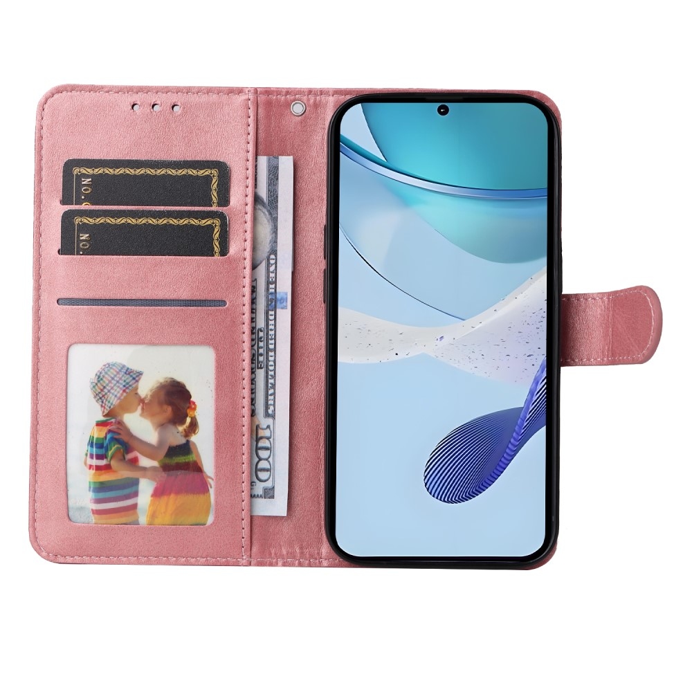 Clots knížkové pouzdro na Realme 14x 5G/Realme C75 - růžové