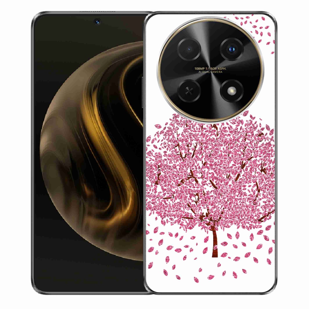 Gelový kryt mmCase na Huawei Nova 12i - kreslený strom s listy