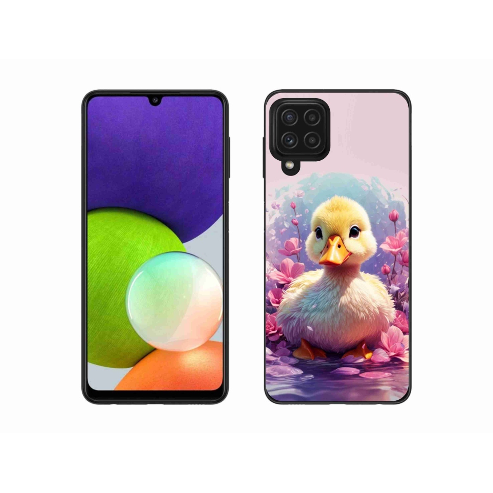 Gelový kryt mmCase na Samsung Galaxy A22 4G - kachnička