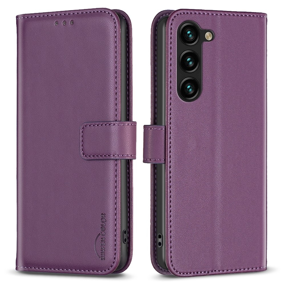 BNF knížkové pouzdro na Samsung Galaxy S24 - tmavěfialové