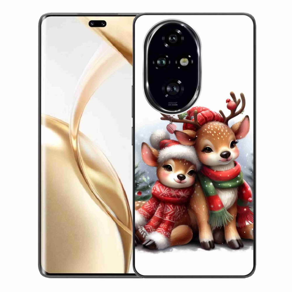 Gelový kryt mmCase na Honor 200 Pro 5G - vánoční sobi