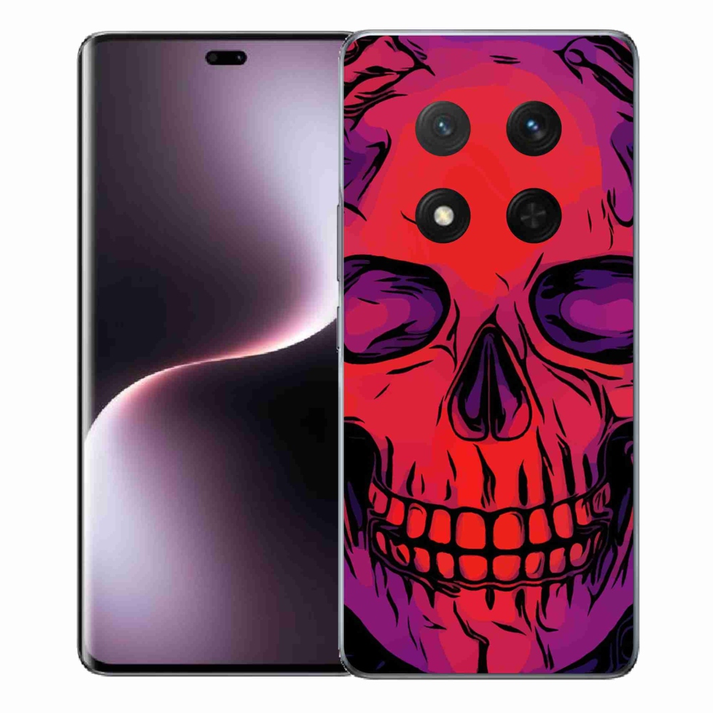 Gelový kryt mmCase na Honor Magic 7 Lite 5G - lebka