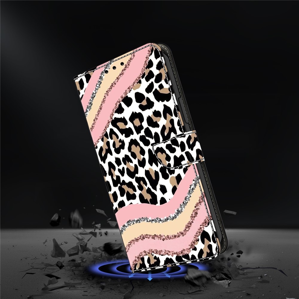 Firmly knížkové pouzdro na Samsung Galaxy A17 5G/A26 5G - leopardí vzor