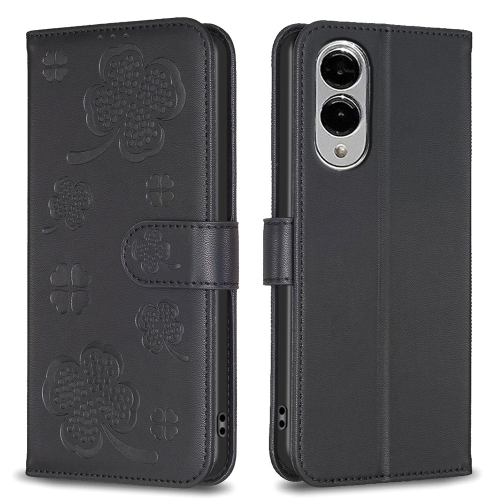 Clover knížkové pouzdro na Samsung Galaxy S25 Edge - černé