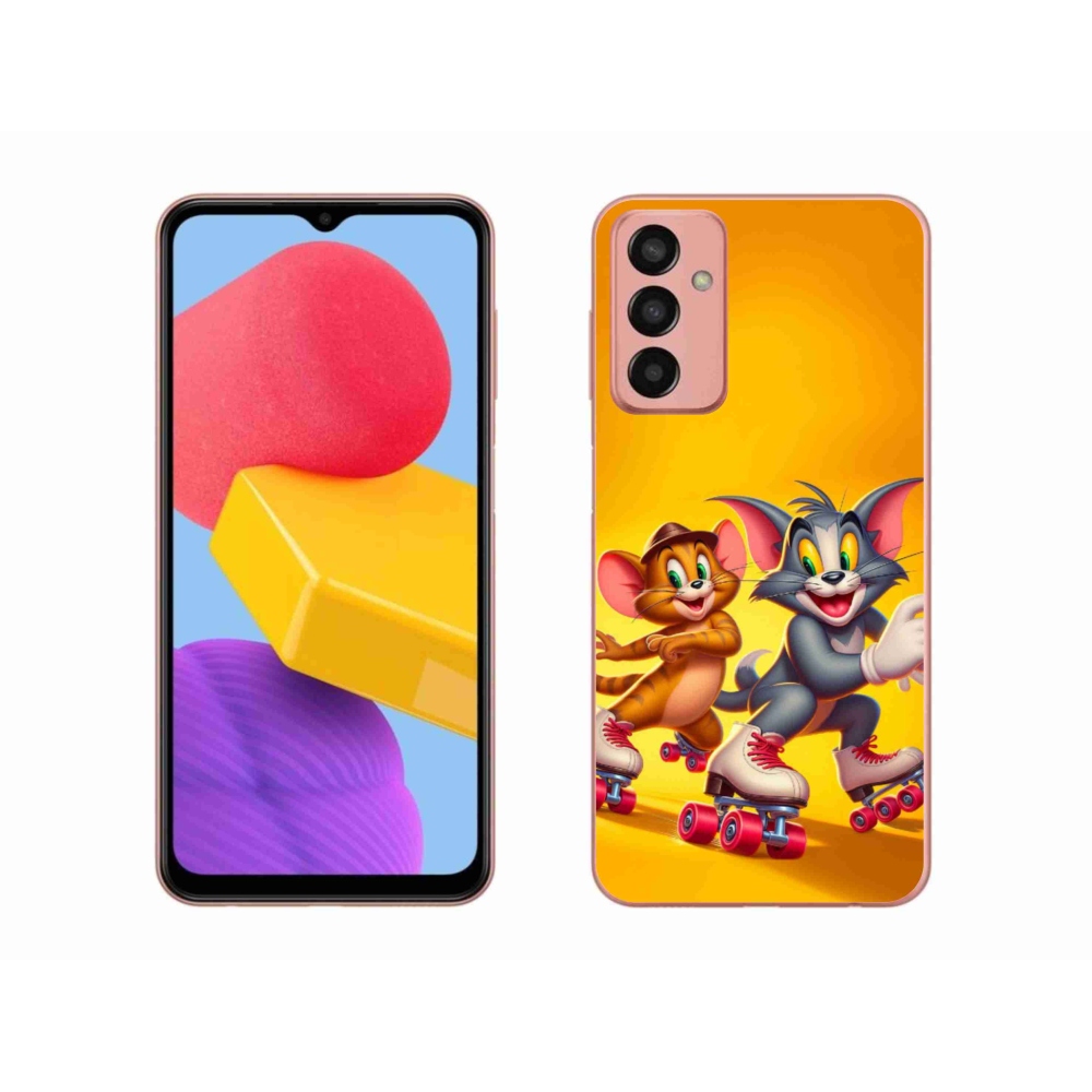Gelový kryt mmCase na Samsung Galaxy M13 - tom a jerry