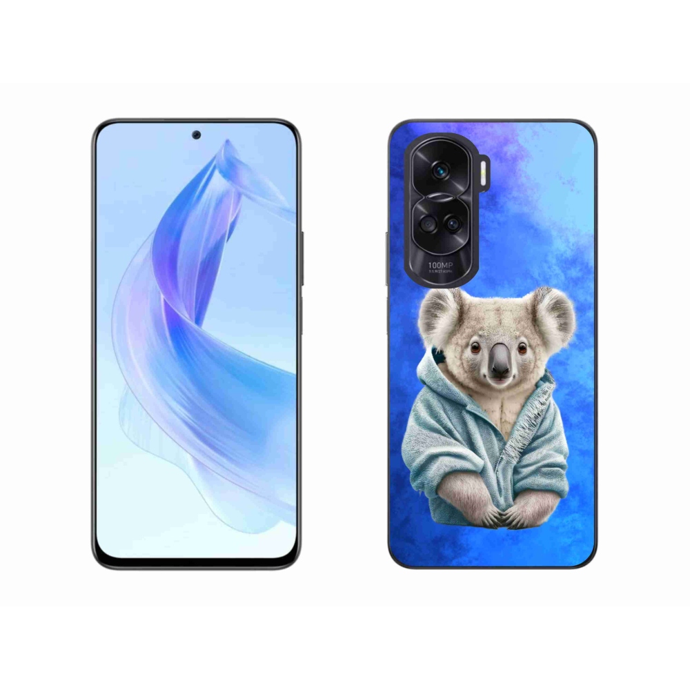 Gelový kryt mmCase na Honor 90 Lite - koala ve svetru