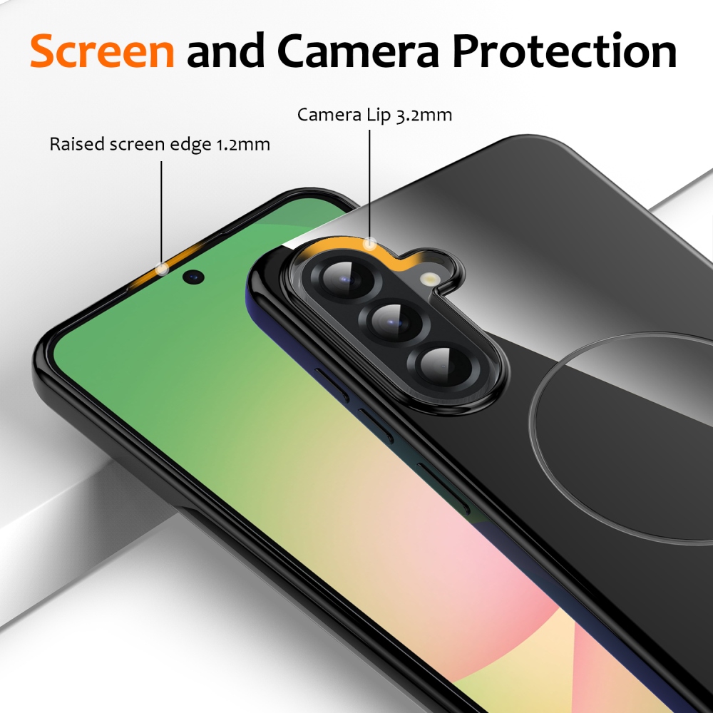 Carry gelový obal s MagSafe na Samsung Galaxy A17 5G - černý