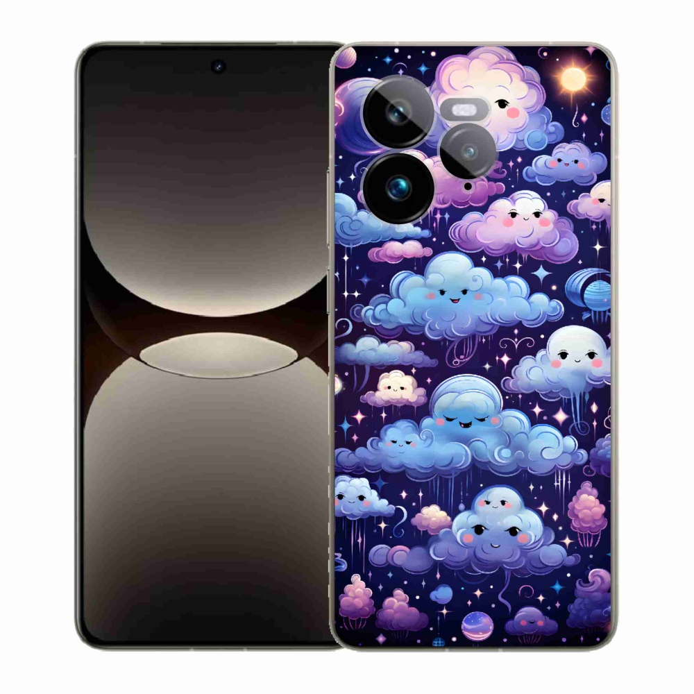 Gelový kryt mmCase na Realme GT 7 Pro 5G - mráčky