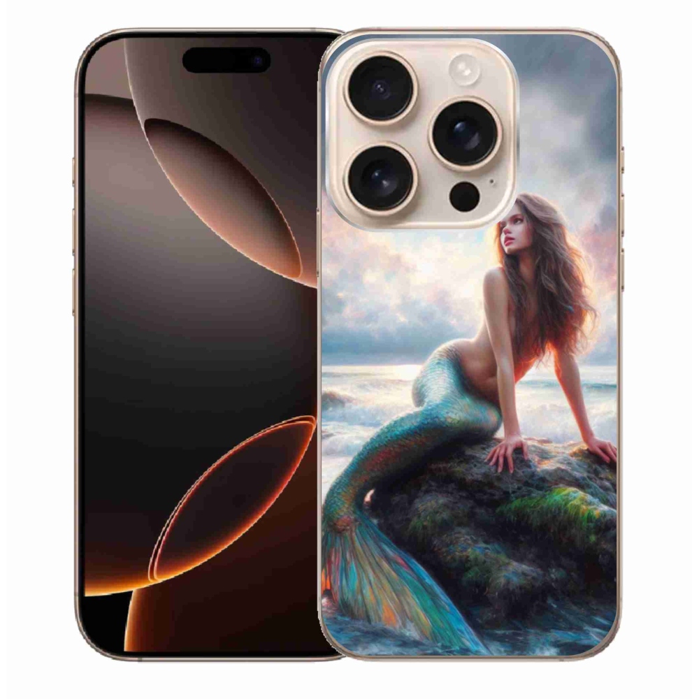 Gelový kryt mmCase na iPhone 16 Pro Max - mořská panna