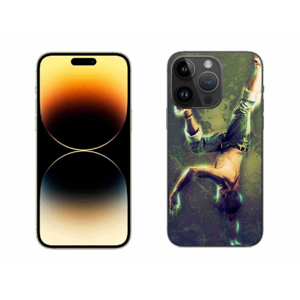 Gelový kryt mmCase na iPhone 14 Pro Max - breakdance