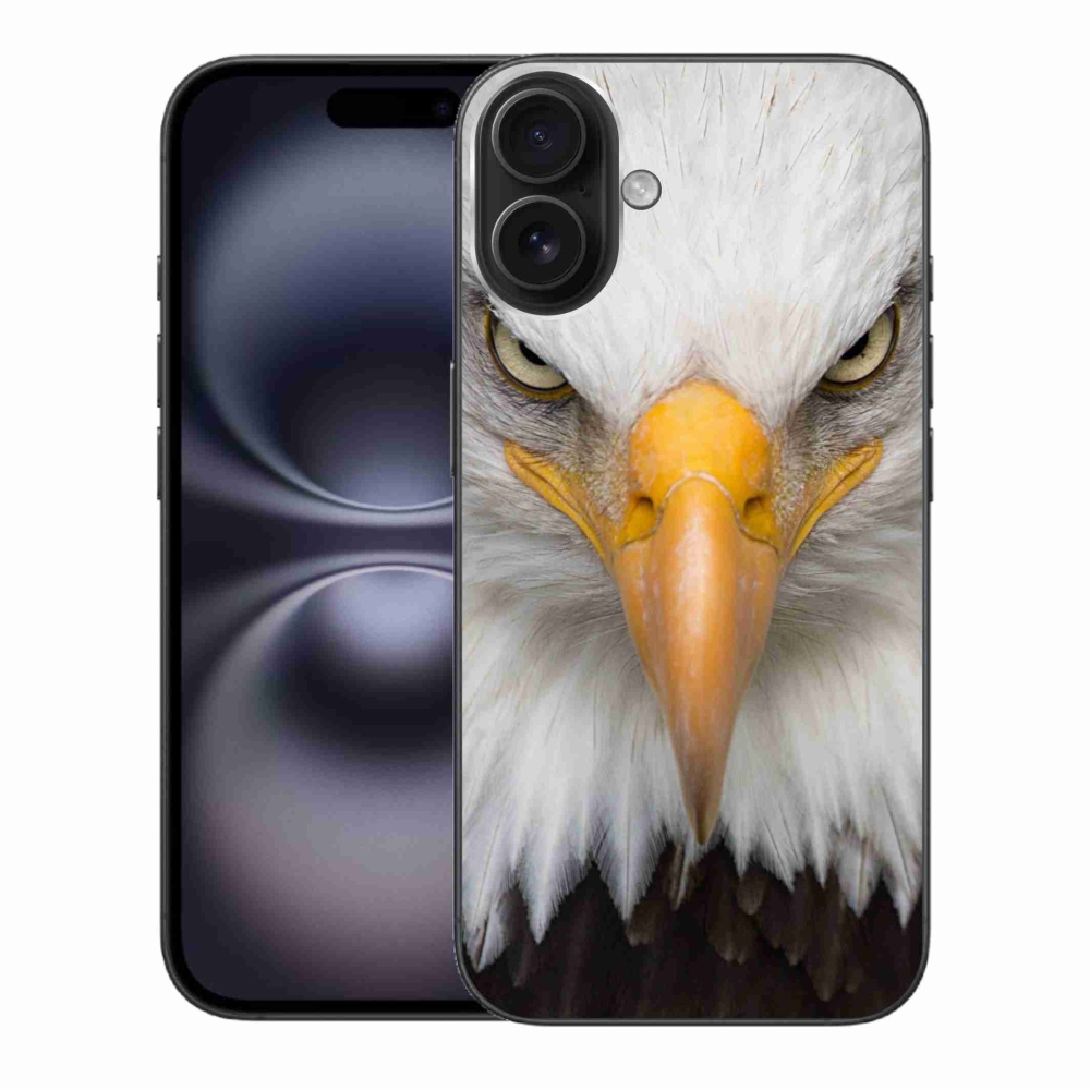 Gelový kryt mmCase na iPhone 16 Plus - orel
