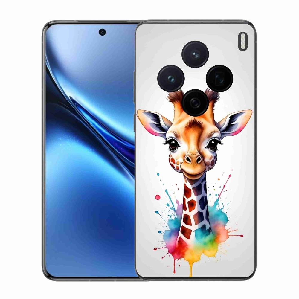 Gelový kryt mmCase na Vivo X200 5G - žirafa 1