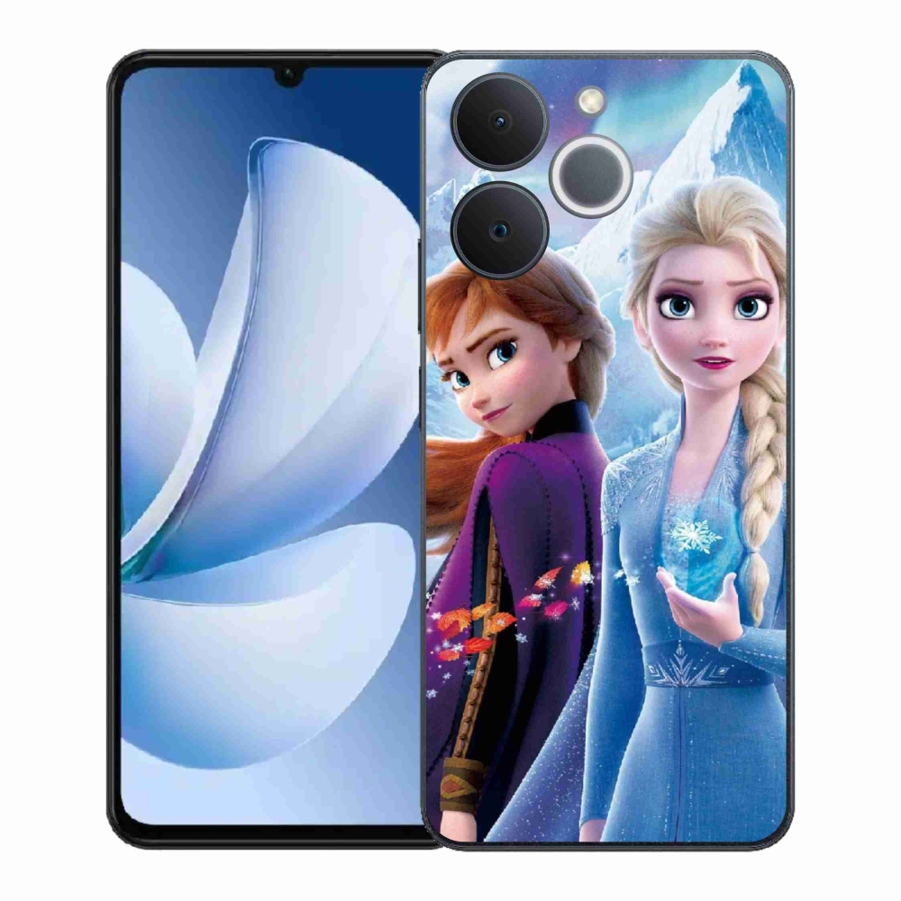 Gelový kryt mmCase na Realme Note 70T - ledové království 3
