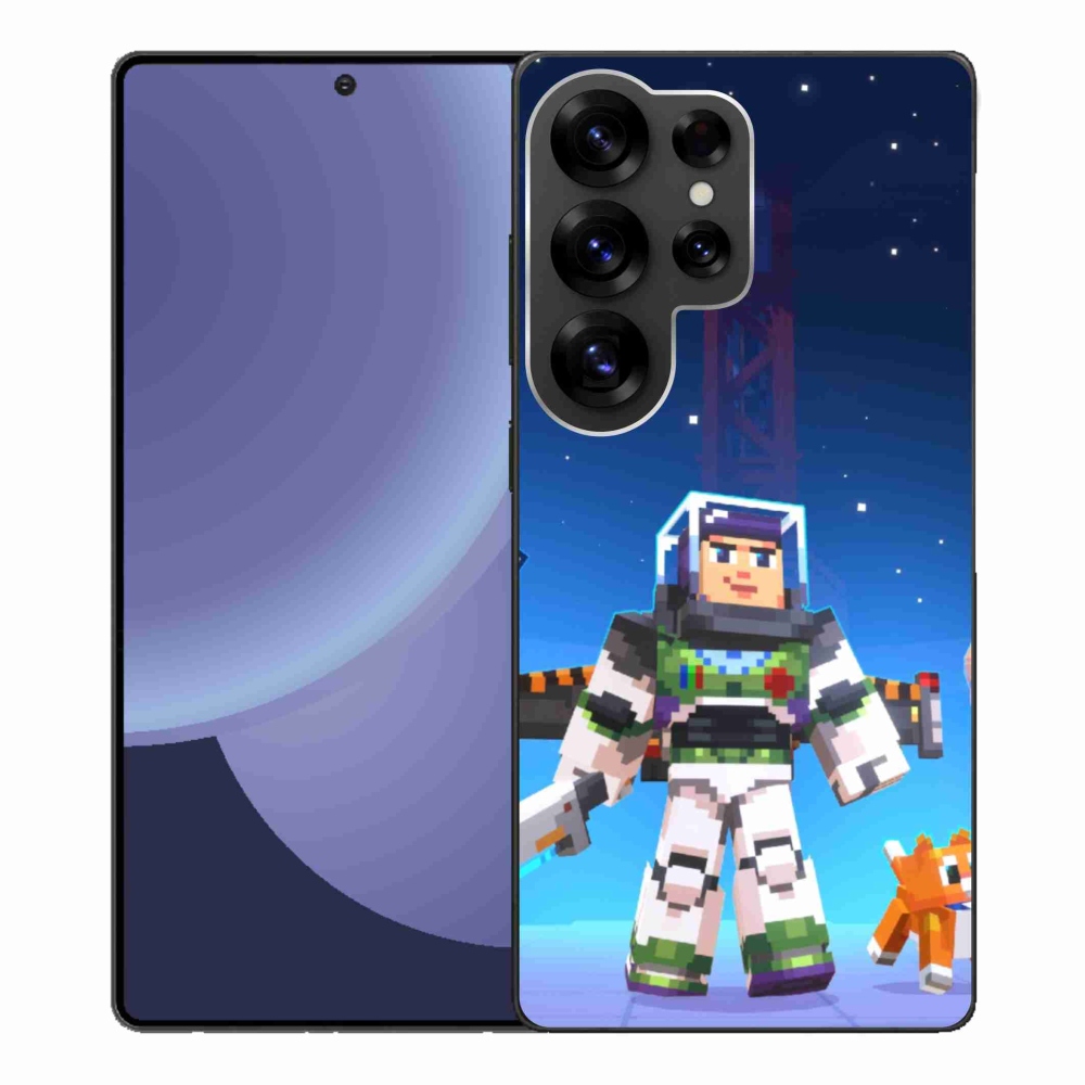 Gelový kryt mmCase na Samsung Galaxy S25 Ultra - minecraft 2