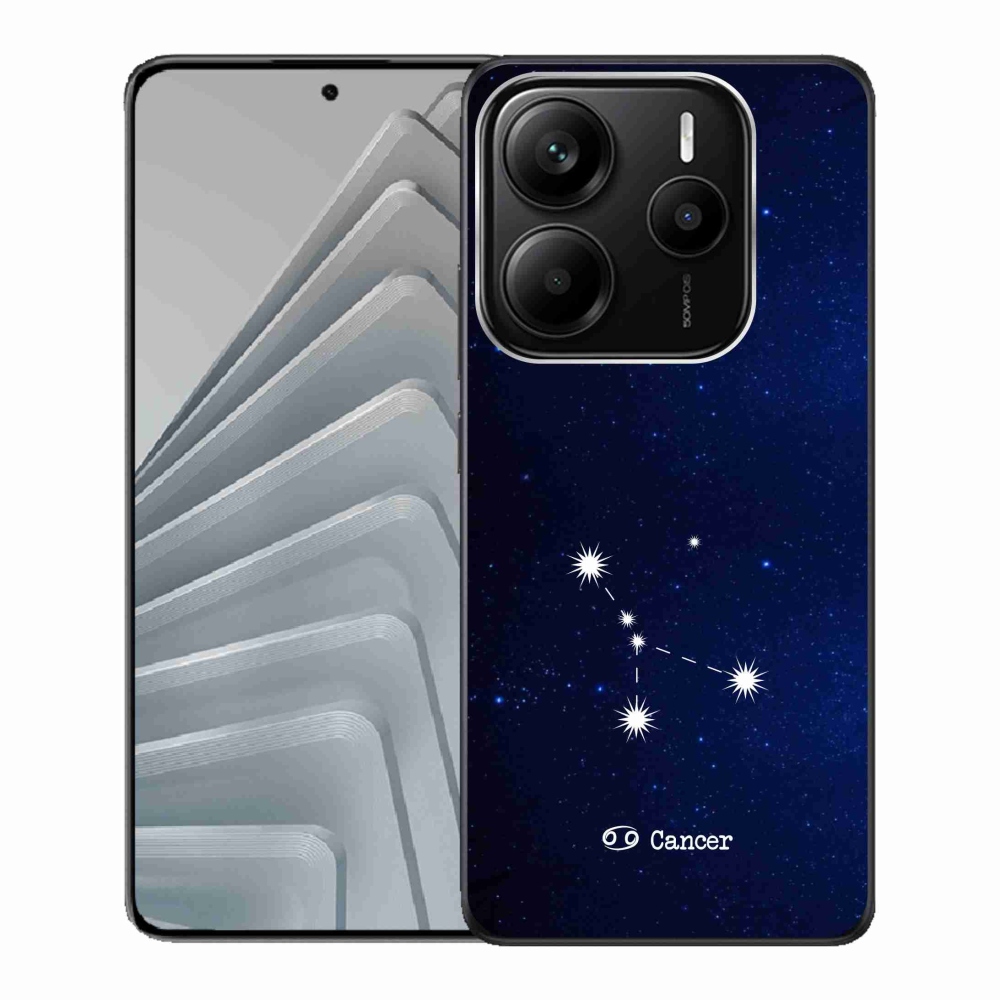 Gelový kryt mmCase na Xiaomi Redmi Note 14 5G - souhvězdí Raka
